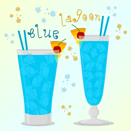 Illustration of alcohol drinksのイラスト素材