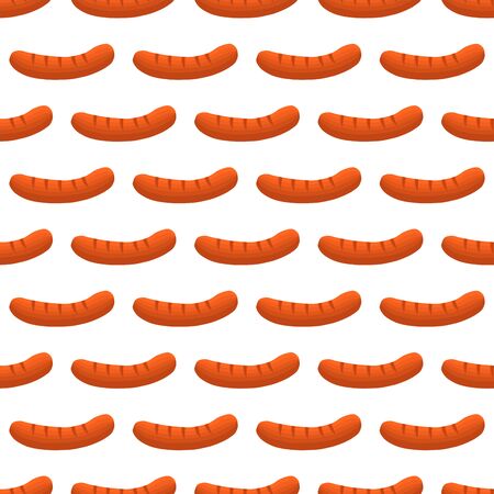 Illustration on theme big colored pattern oktoberfest, german holiday it fest sausage. Pattern consisting of collection fest sausage, accessory for oktoberfest. Fest Oktoberfest pattern from sausage.のイラスト素材