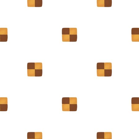 Illustration on theme big set identical biscuit, kit colorful pastry cookie. Cookie consisting of collectible natural tasty food biscuit, pastry accessory. Eat fresh pastry biscuit from same cookie.のイラスト素材