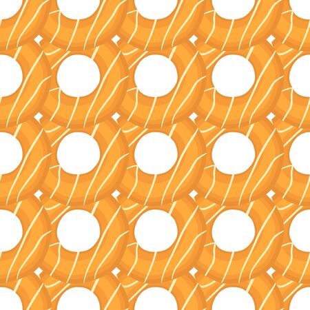 Illustration on theme big set identical biscuit, kit colorful pastry cookie. Cookie consisting of collectible natural tasty food biscuit, pastry accessory. Eat fresh pastry biscuit from same cookie.のイラスト素材