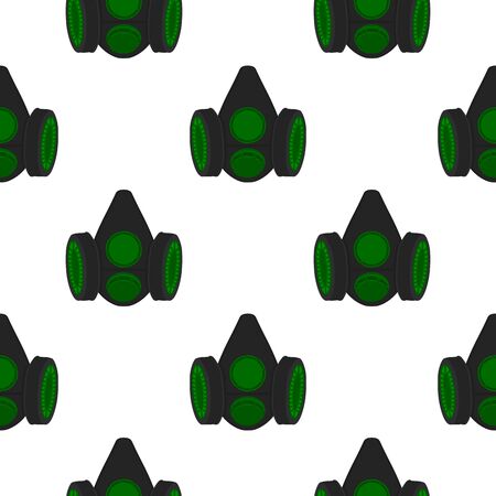 Seamless of respirator masks for prevention coronavirus from covid. Respirator masks consisting of covid accessory with prevention coronavirus. Respirator masks covid is main prevention coronavirus.のイラスト素材