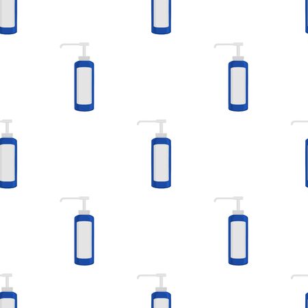 Seamless of many identical sanitizer in soap dispenser for disinfection. Disinfection consisting of accessory sanitizer in soap dispenser. Sanitizer in soap dispenser is main prevention disinfection.のイラスト素材