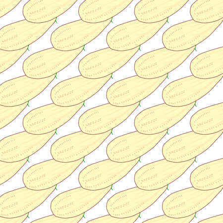 Illustration on theme of pattern eggplant, vegetable aubergine for seal. Vegetable pattern consisting of beautiful eggplant, many aubergine. Simple colorful vegetable pattern from aubergine eggplant.のイラスト素材