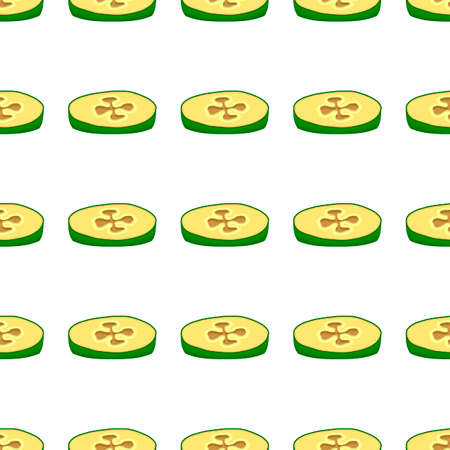 Illustration on theme big colored seamless feijoa, bright fruit pattern for seal. Fruit pattern consisting of beautiful seamless repeat feijoa. Simple colorful pattern fruit from seamless feijoa.のイラスト素材