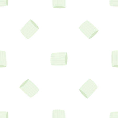 Illustration on theme of bright pattern green onion, vegetable root for seal. Vegetable pattern consisting of beautiful green onion, many root. Simple colorful vegetable pattern from root green onion.のイラスト素材