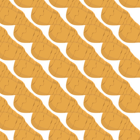 Illustration on theme of bright pattern jerusalem artichoke, root for seal. Root pattern consisting of beautiful jerusalem artichoke, many meal. Simple colorful root pattern from jerusalem artichoke.のイラスト素材