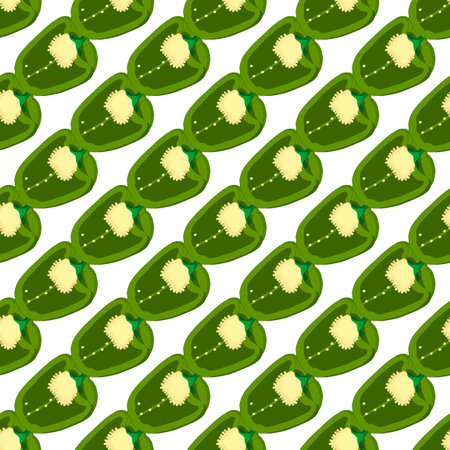 Illustration on theme of bright pattern bell pepper, vegetable capsicum for seal. Vegetable pattern of beautiful bell pepper, many capsicum. Simple colorful vegetable pattern from capsicum bell pepperのイラスト素材