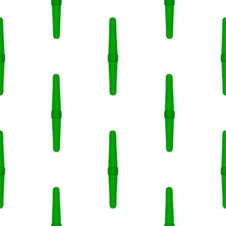 Abstract seamless medical pipette, dropper for laboratory on white background. Pattern dropper consisting of many identical glass laboratory medical pipette. Medical pipette it dropper from laboratoryのイラスト素材