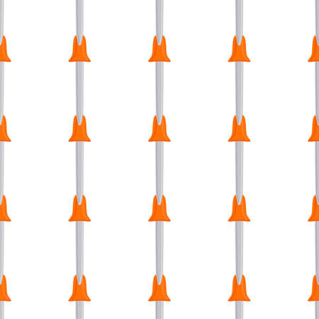 Abstract seamless medical pipette, dropper for laboratory on white background. Pattern dropper consisting of many identical glass laboratory medical pipette. Medical pipette it dropper from laboratoryのイラスト素材