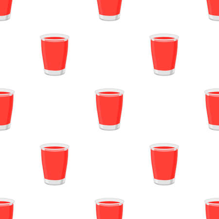 Illustration on theme big colored lemonade in glass cup for natural drink. Lemonade pattern consisting of collection kitchen accessory, glass cup to organic food. Tasty fresh lemonade from glass cup.のイラスト素材