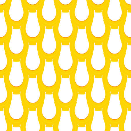 Illustration on theme Irish holiday St Patrick day, seamless horseshoes. Pattern St Patrick day consisting of identical horseshoes on white background. Horseshoes it main accessory for St Patrick day.のイラスト素材