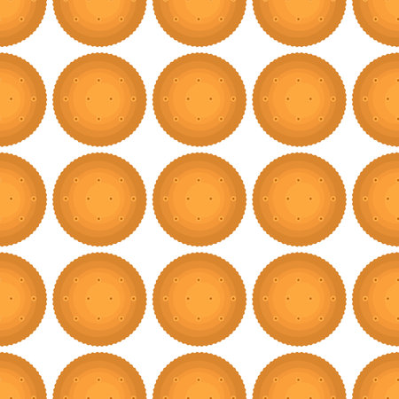 Pattern homemade cookie different taste in pastry biscuit, pattern cookie consist of collectible natural tasty food biscuit it pastry accessory, pattern pastry biscuit from sweet cookie to breakfastのイラスト素材