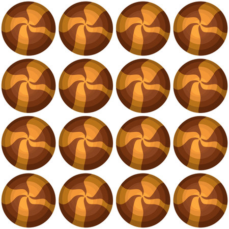 Pattern homemade cookie different taste in pastry biscuit, pattern cookie consist of collectible natural tasty food biscuit it pastry accessory, pattern pastry biscuit from sweet cookie to breakfastのイラスト素材