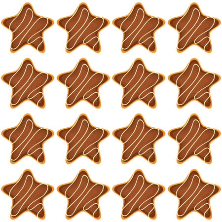 Pattern homemade cookie different taste in pastry biscuit, pattern cookie consist of collectible natural tasty food biscuit it pastry accessory, pattern pastry biscuit from sweet cookie to breakfastのイラスト素材