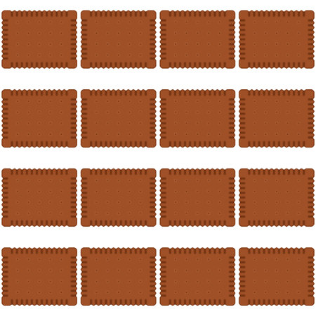 Pattern homemade cookie different taste in pastry biscuit, pattern cookie consist of collectible natural tasty food biscuit it pastry accessory, pattern pastry biscuit from sweet cookie to breakfastのイラスト素材