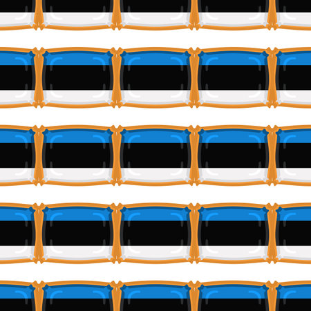 Pattern cookie with flag country Estonia in tasty biscuit, pattern cookie consist of flag country Estonia on natural biscuit, fresh biscuit cookie with flag country Estonia it new pattern sweet foodのイラスト素材