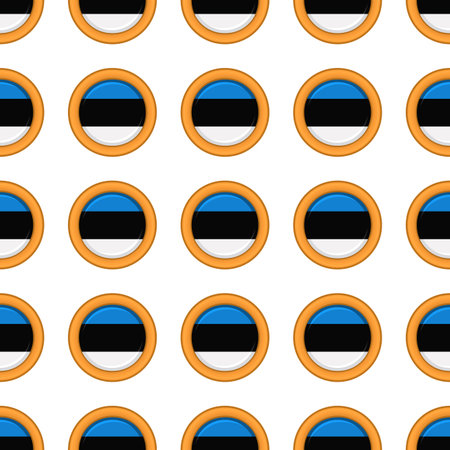 Pattern cookie with flag country Estonia in tasty biscuit, pattern cookie consist of flag country Estonia on natural biscuit, fresh biscuit cookie with flag country Estonia it new pattern sweet foodのイラスト素材