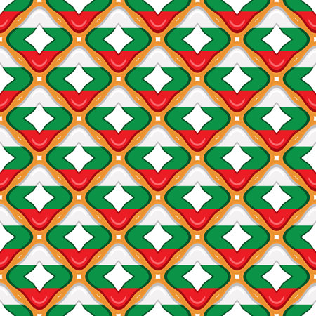 Pattern cookie with flag country Bulgaria in tasty biscuit, pattern cookie consist of flag country Bulgaria on natural biscuit, fresh biscuit cookie with flag country Bulgaria it pattern sweet foodのイラスト素材