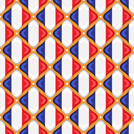 Pattern cookie with flag country France in tasty biscuit, pattern cookie consist of flag country France on natural biscuit, fresh biscuit cookie with flag country France it creative pattern sweet foodのイラスト素材