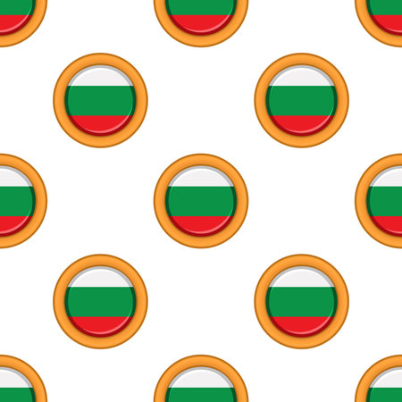 Pattern cookie with flag country Bulgaria in tasty biscuit, pattern cookie consist of flag country Bulgaria on natural biscuit, fresh biscuit cookie with flag country Bulgaria it pattern sweet foodのイラスト素材
