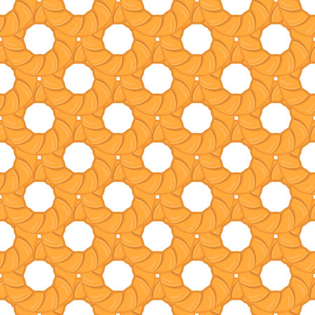 Pattern homemade cookie different taste in pastry biscuit, pattern cookie consist of collectible natural tasty food biscuit it pastry accessory, pattern pastry biscuit from sweet cookie to breakfastのイラスト素材