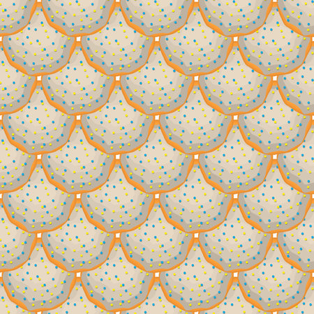 Pattern homemade cookie different taste in pastry biscuit, pattern cookie consist of collectible natural tasty food biscuit it pastry accessory, pattern pastry biscuit from sweet cookie to breakfastのイラスト素材