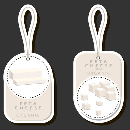 Illustration on theme beautiful tasty edible homemade cheese dairy product consisting of various ingredientsのイラスト素材