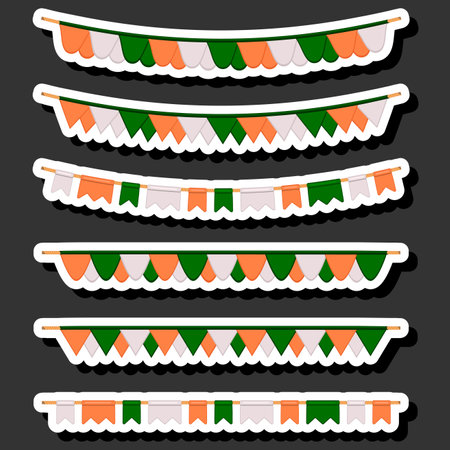 Beautiful color illustration on theme of celebrating annual holiday St. Patrick's Dayのイラスト素材