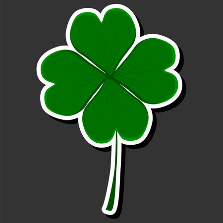 Beautiful color illustration on theme of celebrating annual holiday St. Patrick's Dayのイラスト素材