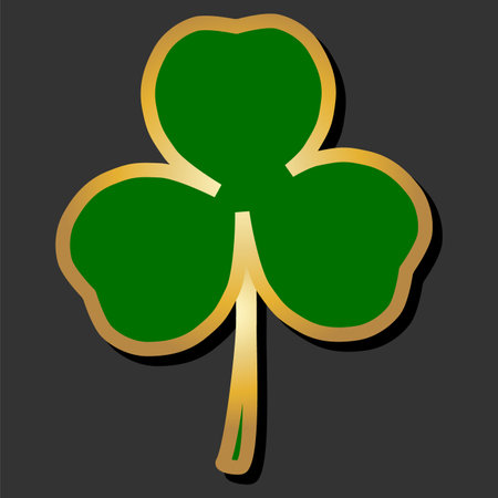 Beautiful color illustration on theme of celebrating annual holiday St. Patrick's Dayのイラスト素材