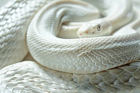 Generative ai on theme of a beautiful texture snake skin for design natural abstract backgroundの素材