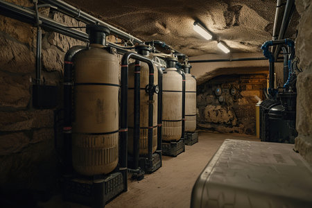 Generative ai on the theme of water filtration system for home, clean soft tasty liquid to drinkingの素材