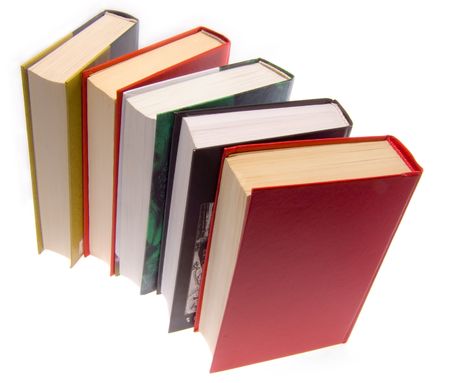 The books combined by a pileの写真素材