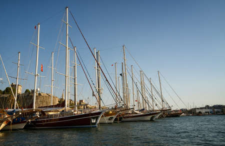 Yachts in front of Saint Peter