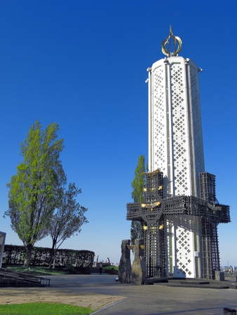 Holodomor memorial in Kiev, Ukraineのeditorial素材