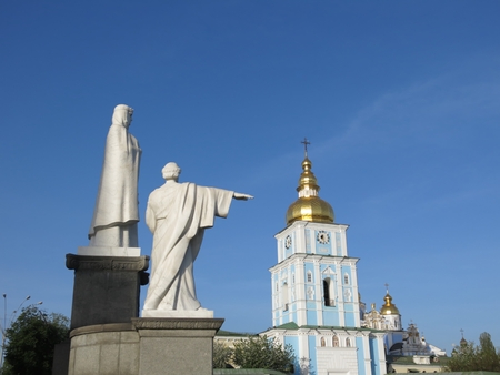 St  Michael monastery in Kiev, Ukraineの写真素材