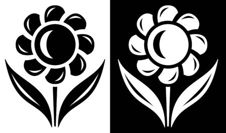 Flower iconのイラスト素材