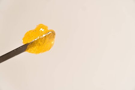 large spatula sugar paste large for hair removalの写真素材