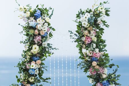 Wedding ceremony with a sea view