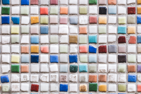 Multicolor mosaic, wall, floor tileの写真素材