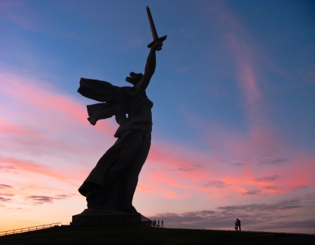 The Motherland Calls on Mamayev Kurganの素材