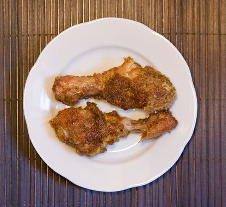 Fried chicken legs  の写真素材