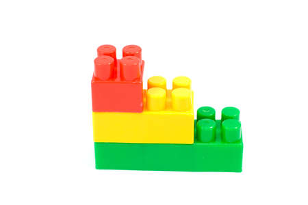 Plastic details for designing on a white backgroundの写真素材