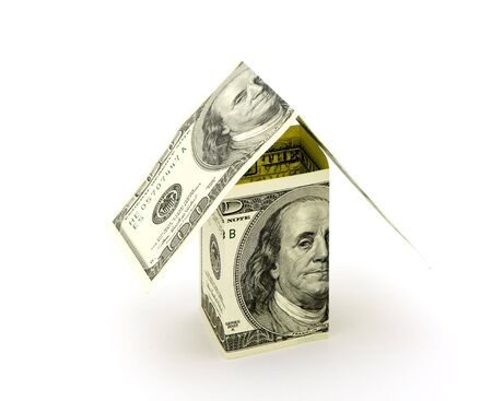 Money on white backgroundの写真素材