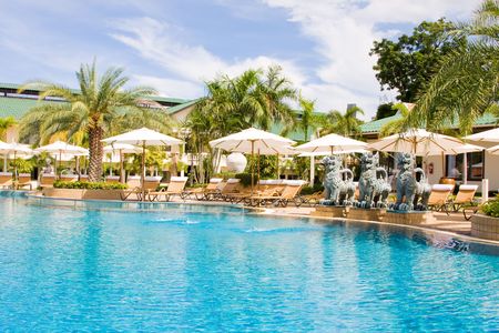 Swimming pool の写真素材