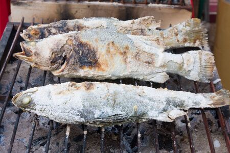 Fish grill の写真素材