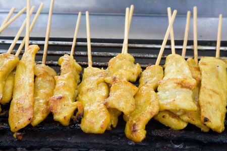 Chicken barbecueの写真素材