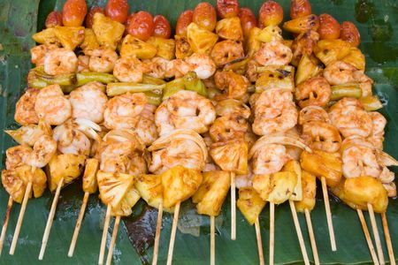 Thai barbecueの写真素材