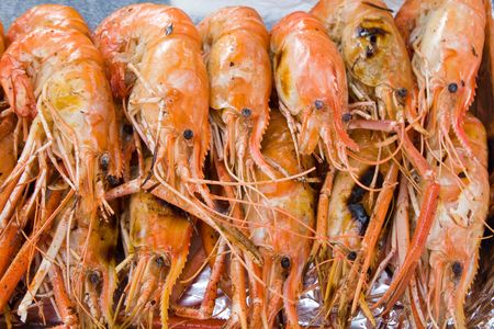 Shrimp grilledの写真素材