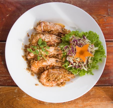 Shrimp grilledの写真素材